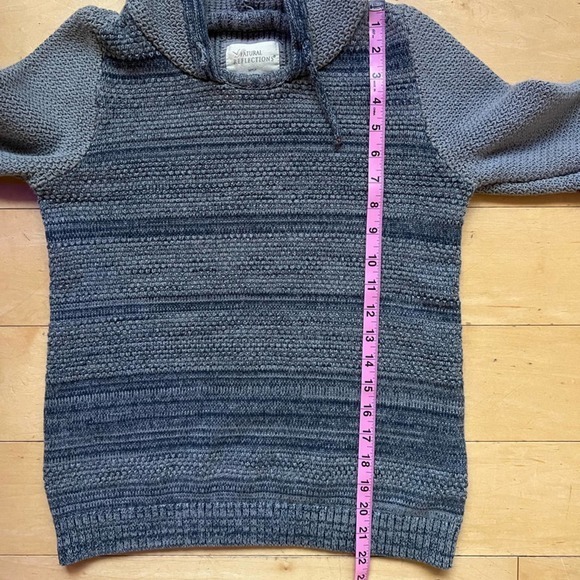 Natural Reflections boho hooded sweater Size Small - Picture 8 of 10